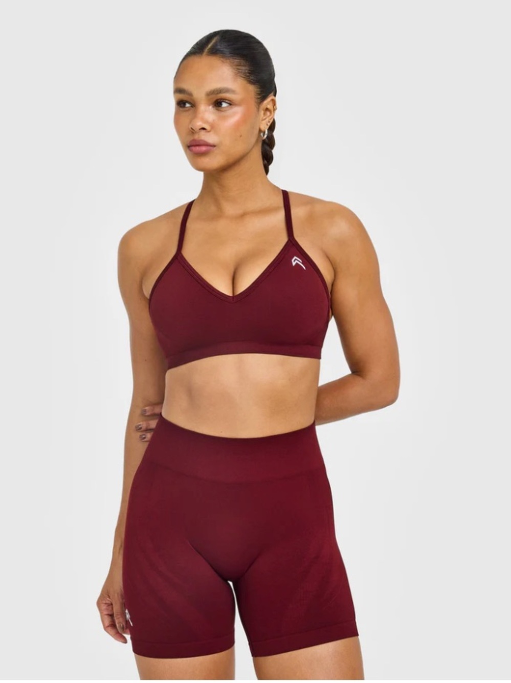 Oner Active Timeless Strappy Bralette 
Rosewood - Medium